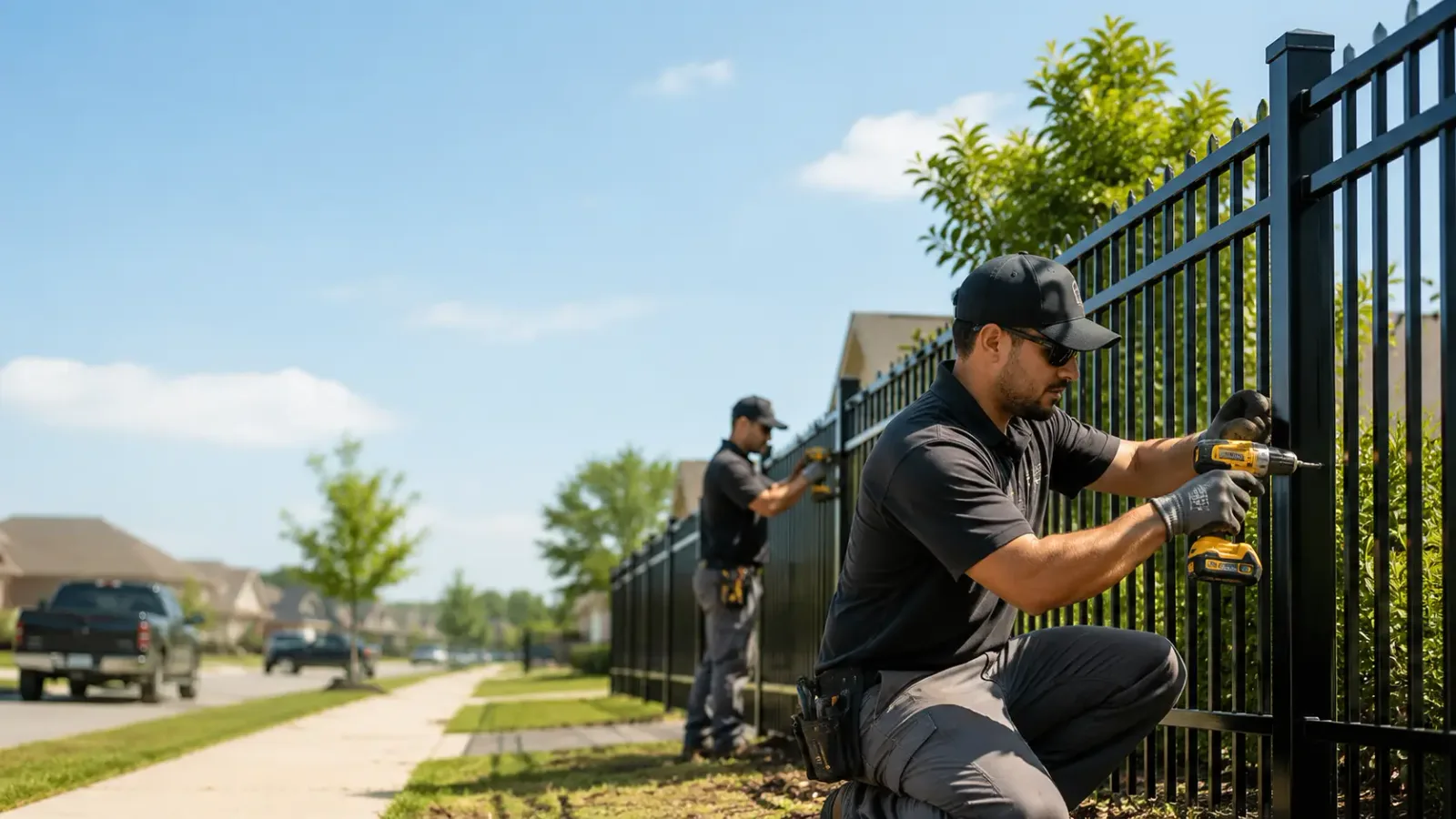 Metal Fence Installation in Paint Lick, KY